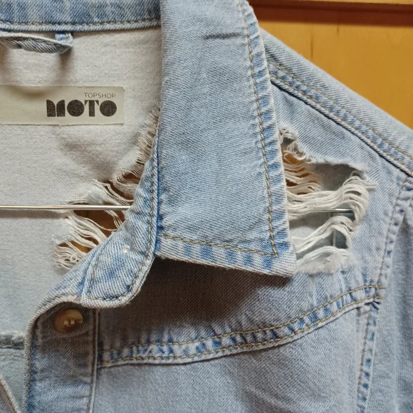 TOPSHOP Snap Button down top - Picture 5 of 10